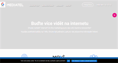 Desktop Screenshot of mediatel.cz